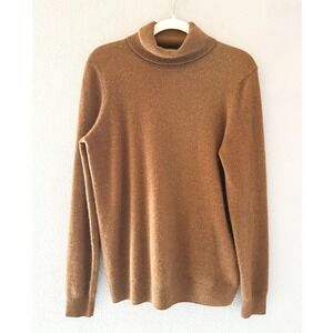 C‎ BY BLOOMINGDALE'S CASHMERE 100% Cashmere Turtleneck Sweater Size Medium